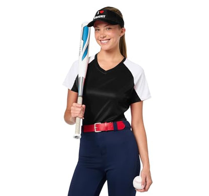 I Love Cricket Bowling Batting Keeper Watching Playing Sport Sun Visor - color: Black