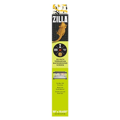 Zilla 24kGoldn Graffiti Print Terrarium Background Screen 20" x 10.625" (Pack of 2) - size: 20" x 10.625" (Pack of 2)