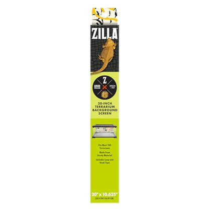 Zilla 24kGoldn Graffiti Print Terrarium Background Screen 20" x 10.625" (Pack of 2) - size: 20" x 10.625" (Pack of 2)