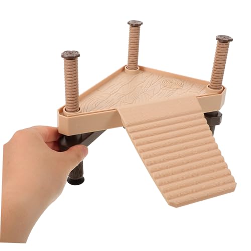 Turtle Basking Platform Ladder for Aquarium Floating Tank Decor and Resting Area for Water Turtles Frogs Lizards and Tortoises Easy Climbing Ramp for Optimal Growth