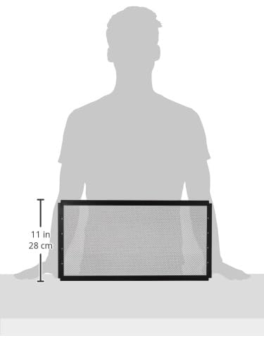 Zilla Fresh Air Screen Cover, Secure and Durable Metal Mesh Cover for Reptile Terrariums, 20 x 10 inches - size: 20" x 10"