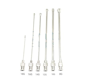 GENERIC Stainless Steel Feeding Needles for Bird| Round Ball Tip | Straight | for Veterinary Use