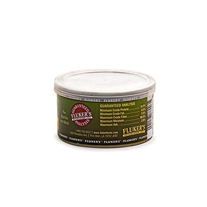 Fluker's Gourmet Canned Food for Reptiles, Fish, Birds and Small Animals, Grass Hoppers, 1.2 oz (Pack of 3) - size: 1.2 Ounce (Pack of 3), style: Grass Hoppers