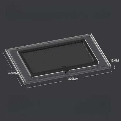 High Transparent Turtle Tank Removable Basking Platform with Drain Hole Household Desktop Terrarium for Reptiles Habitat
