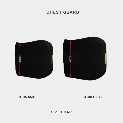 moonwalkr Cricket Chest Guard - color: Black