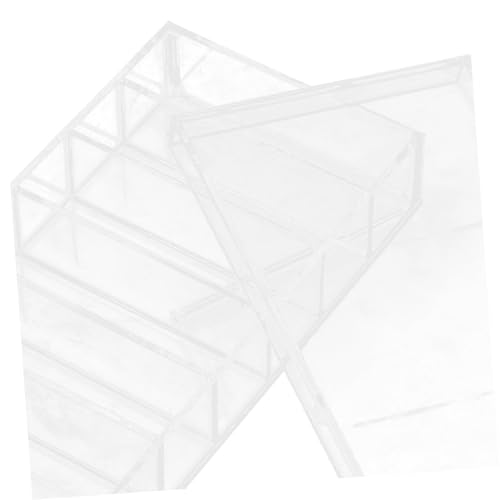 Acrylic Incubation Box with Lid 6-Compartment Breeding Chamber for Aquarium Fish Egg Hatching and Laboratory Specimen Observation 6.6x3.8 Inches