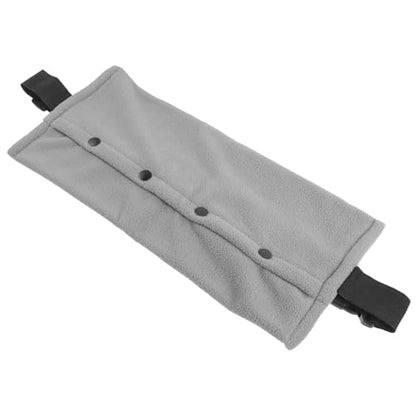 WOONEKY Bearded Dragon Carrier Bag Adjustable Reptile Travel Sling for Lizards and Small Pets Grey Outdoor Pouch for Convenient Pet Transport