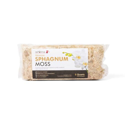 Premium Organic Sphagnum Moss, Orchid Moss - 8 Quarts (When Hydrated) - style: 8 Quarts