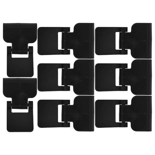 Luxshiny 8pcs Terrarium Lock Set and Aquarium Lid Fasteners, Anti-Escape Buckles for Turtle Terrariums and Reptile Enclosures, Sturdy Clips for Amphibian and Tropical Pet Tanks