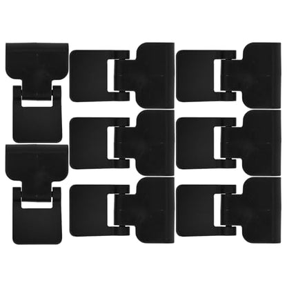 Luxshiny 8pcs Terrarium Lock Set and Aquarium Lid Fasteners, Anti-Escape Buckles for Turtle Terrariums and Reptile Enclosures, Sturdy Clips for Amphibian and Tropical Pet Tanks