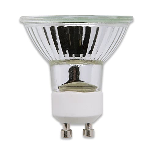 75W MR20 Heat Light Bulb for Reptiles Reptile Light - 1 Pack | Carolina Custom Cages UVB Halogen Basking Light GU10 Twist Lock Base Bulb for Turtle · Bearded Dragon · Other Reptiles