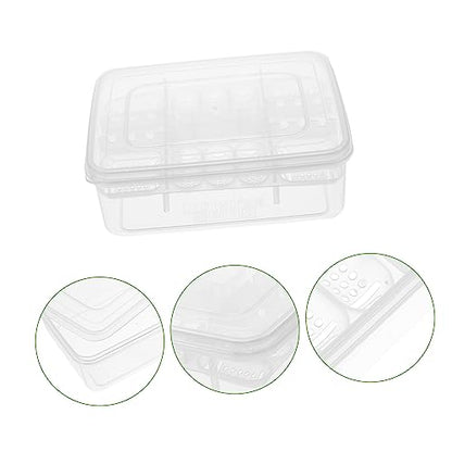 2PCS Reptile Egg Hatchery Box 16-Hole Incubator for Snakes and Lizards Professional Breeding Container for Reptile Eggs Sturdy Plastic Hatching Tray