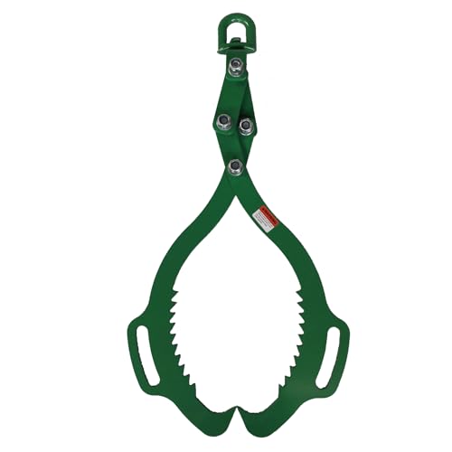 Log Lifting Tongs,2 Serrated 32in Swivel Claw Hook, Heavy Duty Grapple Timber Claw,Lumber Skidding,Log Lifting -32in - size: 32in
