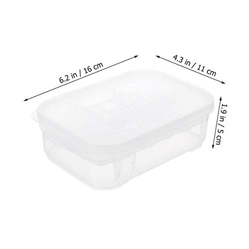 3pcs Box Container Hatching Reptile Lizards Lizard Breeding Snake for Tray Gecko Hatchery Feeding Hatcher Transparent Reptiles Eggs -Layer Grids Incubation Drawer Incubator