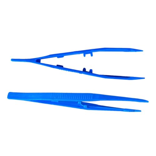 10 Pcs 18cm Long Plastic Tweezers Reptiles Feeding Tongs Aquarium Plants Tweezers Craft Beading Tweezers for Jewelry Making