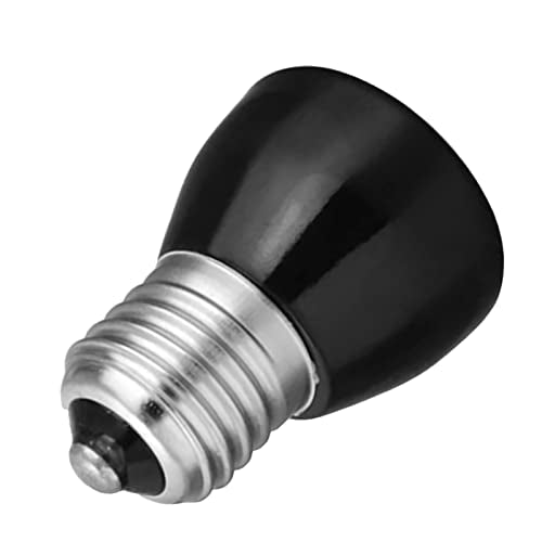 Mini Ceramic Infrared Heat Emitter Bulb, 100W Reptile Heat Lamp Bulb for Pet Amphibian Snake, Turtle, Lizard, Chicken, Brooder Coop