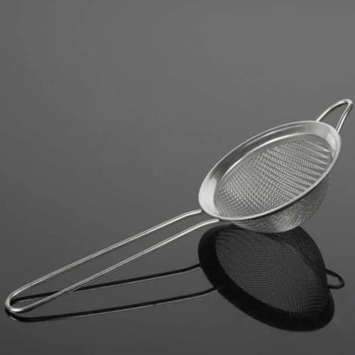 Abaodam 2pcs Reptiles Sand Scoop and Lizard Dung Sieve Shovel with Metal Mesh for Terrarium Cleaning, Fine Mesh Shovel for Reptile Box Substrate Waste Removal