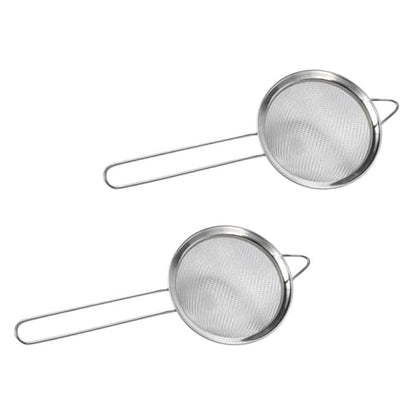 Abaodam 2pcs Reptiles Sand Scoop and Lizard Dung Sieve Shovel with Metal Mesh for Terrarium Cleaning, Fine Mesh Shovel for Reptile Box Substrate Waste Removal