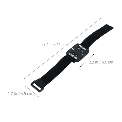Score Counter Watch with Adjustable Wristband - Score Keeper Stroke Counter Bracelet for Cricket, Tennis, Padel & Ping Pong Sport Accessories
