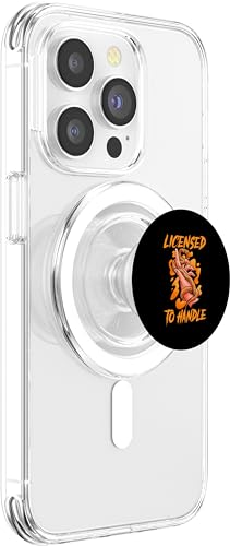 Snake Handling Gloves Reptile Herpetology Snake Handler PopSockets MagSafe PopGrip for iPhone - style: MagSafe