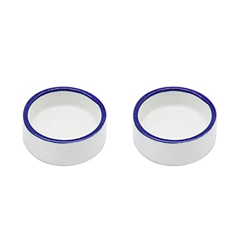 Bowls Terrarium Feeding Worm Dish Mealworm Feeder Dish Ceramic Bowl for Snake Spiders Water Bowl