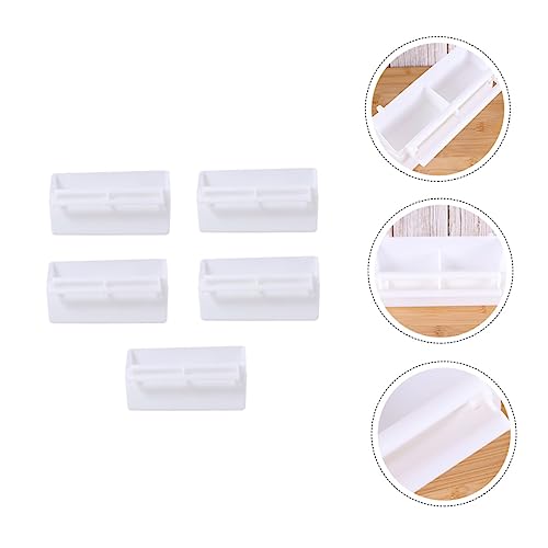 FRCOLOR 5pcs Parrot Feeding Case Plastic Bird Feeder Bowl Compact and Easy to Refill for Birds Crows and Reptiles Feeding Accessory