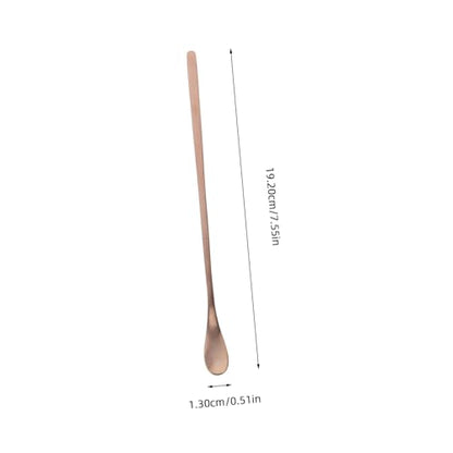 Toddmomy 2Pcs Reptile Feeding Spoon Durable Stainless Steel Spoons for Wet Food for Lizards Turtles and Small Animals Design Reusable and Easy to Clean