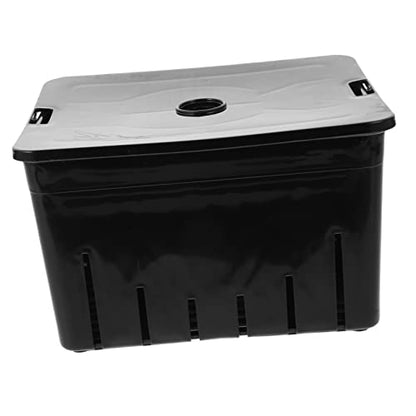 SUPVOX 1 Set Multi Function Tortoise Isolation Box Wear Resistant Incubation Container with Suction Cups for Aquarium Reptile Tanks Easy to Clean and Install Cover Included