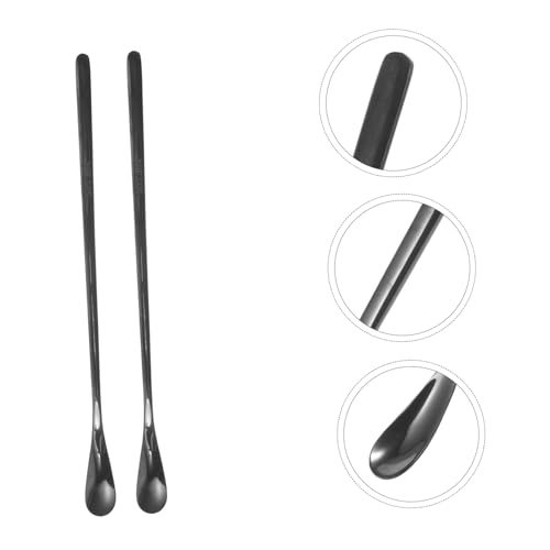 2pcs Stainless Steel Feeding Spoon for Reptiles Small Animal Lizard Pet Food Scoop Tool