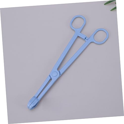 3pcs Plastic Reptile Stool Clamp for Easy Pet Waste Cleaning Material Stylish Scissors Design for Lizards Birds and Pets