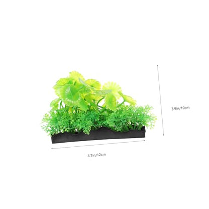 3pcs Realistic Aquatic Plant Decor for Aquariums Lifelike Greenery for Fish Tanks for Tropical Fish Reptile Terrariums and Underwater Landscapes