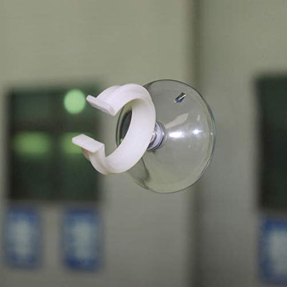 uxcell Aquarium Suction Cup Clips Airline Tube Holders Clamps for Fish Tank Clear 24mm 6Pcs - size: 24mm