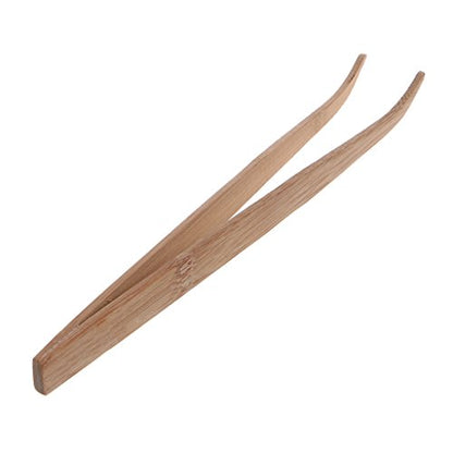 11in Feeding Tweezers Bamboo Long Curved Tweezers Curved Forceps for Reptiles