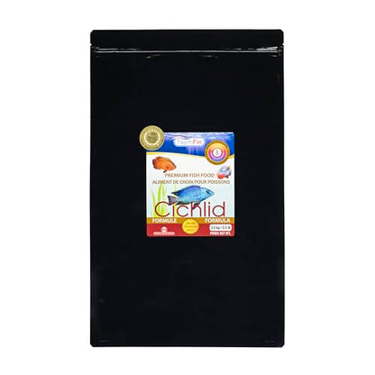 Northfin Cichlid Fish Food, Slow-Sinking Pellets, 3mm, 2.5kg | Cichlid Formula; slow-sinking pellets for carnivorous & omnivorous cichlids; whole Antarctic krill meal; crafted in Canada - size: Net Wt: 2.5kg, style: 3mm