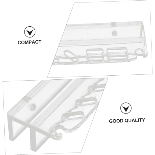 BESPORTBLE Aquarium Tool Holder Stand Slots Organizer Acrylic Easy Install Fish Tank Cleaning Tool Rack