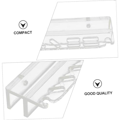 BESPORTBLE Aquarium Tool Holder Stand Slots Organizer Acrylic Easy Install Fish Tank Cleaning Tool Rack