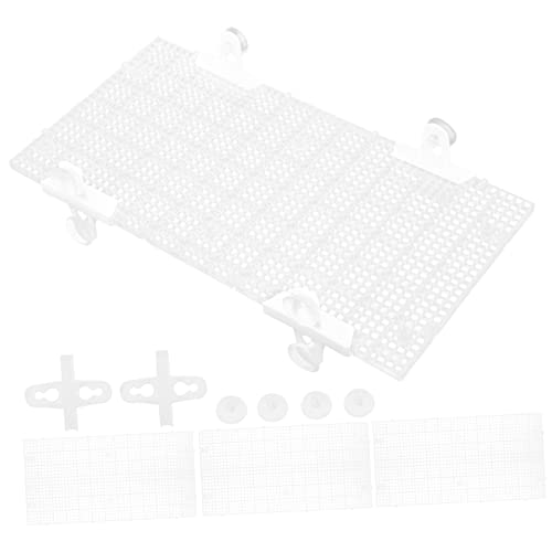 Totority 4pcs Aquarium Divider Grid Separator for Mixed Breeding Cups Isolation Board for Fish Tanks and Reptiles