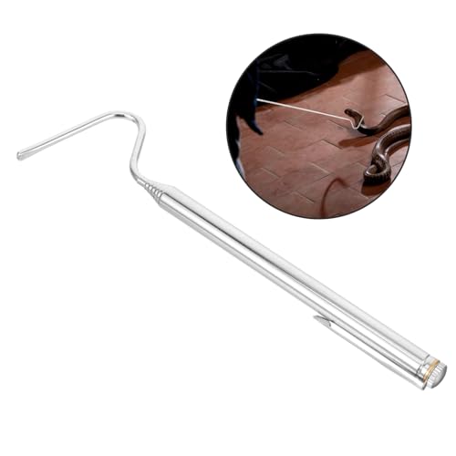 Totority Retractable Reptile Hook Snake Catching Tool for Safe Handling of Snakes and Reptiles Telescopic Design for and Use
