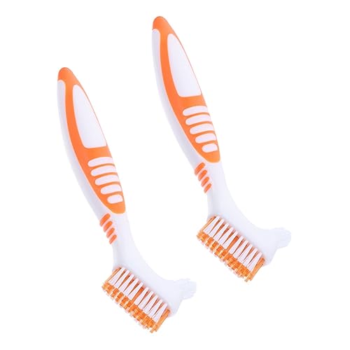 Mipcase 4pcs Turtle Shell Cleaning Brush Double-Sided Portable Reptile Tank Supplies - color: Multix2pcs, size: 16x5cmx2pcs