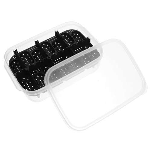 UPKOCH Premium Compartment Reptile Hatchery Box for Efficient Egg Incubation for Geckos Snakes and Lizards Durable and Reusable Breeding Box for Reptile Enthusiasts