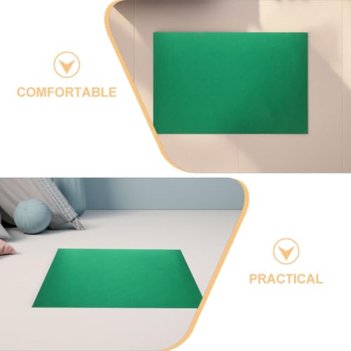 BESTonZON 2pcs Waterproof Reptile Mat Substrate Liner for Bearded Dragon and Lizard Tanks, Green Cloth Pet Heating Carpet with Versatile Usage for Terrarium and Pet Rooms