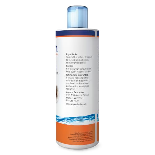 Aqueon Aquarium Fish Tank Water Conditioner Bottle, 16 ounces - size: 16-Ounce