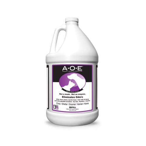 Odorcide Animal Odor Eliminator Refill ⧿ Ready to Use Pet Odor Eliminator for Strong Odor ⧿ Secretions, Spray, Feces & Urine Odor Eliminator ⧿ Safe, Non-Enzymatic Dog & Cat Odor Eliminator (128 oz) - size: Gallon