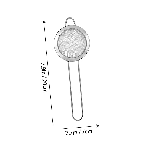 BESPORTBLE Reptile Sand Substrate Scoop 2Pcs Stainless Steel Silver Shovel | Ergonomic Handle Design, Sift out Droppings, for Snake Reptile Terrarium Substrate Cleaning Tool Kit Set