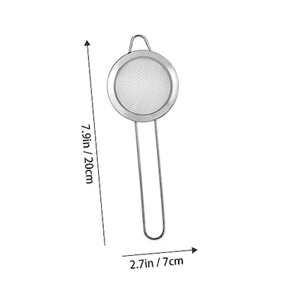 BESPORTBLE Reptile Sand Substrate Scoop 2Pcs Stainless Steel Silver Shovel | Ergonomic Handle Design, Sift out Droppings, for Snake Reptile Terrarium Substrate Cleaning Tool Kit Set