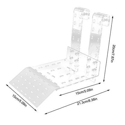 Turtle Basking Platform, Basking Platform for Aquatic Turtles,Extra Large Wide Hanging Transparent Tortoise Resting Terrace, Turtle Hanging Ramp Climbing Shelf for Aquarium