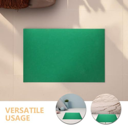 BESTonZON 2pcs Waterproof Reptile Mat Substrate Liner for Bearded Dragon and Lizard Tanks, Green Cloth Pet Heating Carpet with Versatile Usage for Terrarium and Pet Rooms