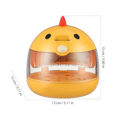 TOYANDONA 5 Egg Incubator with Automatic Temperature and Humidity Control - Small Bird Incubator with Egg Candler Air Vent for Hatching Chicken Duck Goose Quail Parrot Home Poultry Care Hatchery