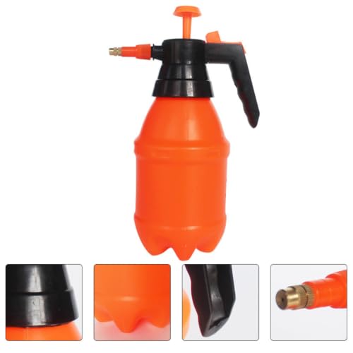 Beavorty 1.5l Orange Plastic Air Pressure Watering Sprayer with Thickened Design and Fine Water Flow for Garden and Plant Misting Random Color