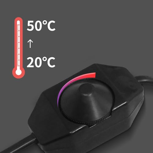 Reptile Heating Pad, 35W Graphene Under Tank Heat Mat 28x65cm, Safe and Portable Terrarium Heater for Turtles, Lizards, Snakes, and Geckos